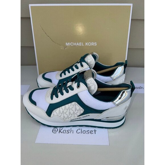 Michael Kors wilma trainer leather shoes size 8.5M - Picture 3 of 10